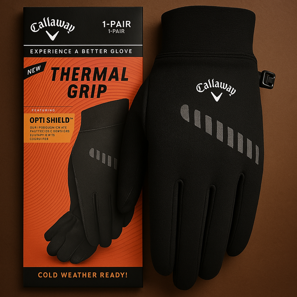 Callaway Weather-Resistant Thermal Golf Gloves (Pair)